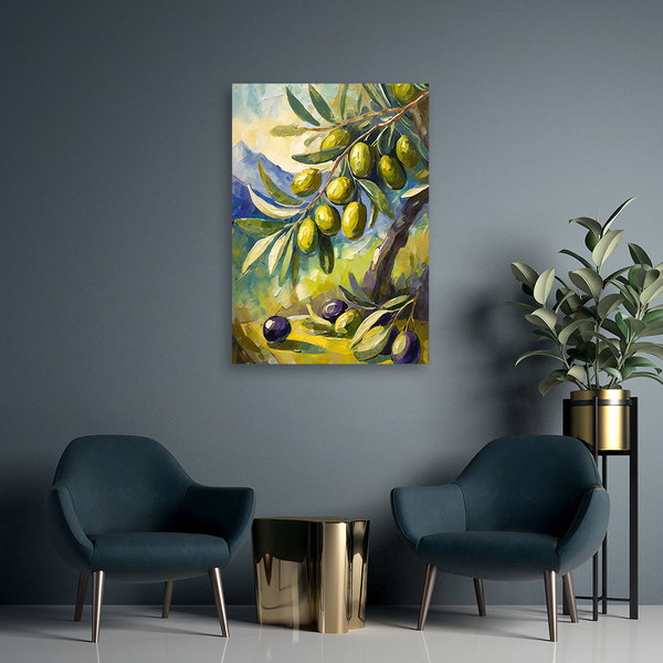 Kunstdruck auf Leinwand 'Olive Grove Serenity 2'