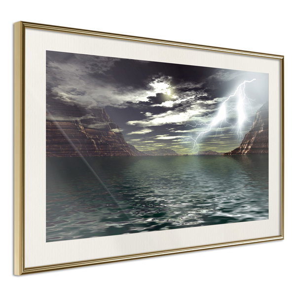 Poster 'Storm on the Lake'