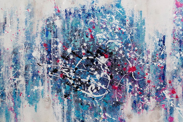 Pintura aplicada con generosidad