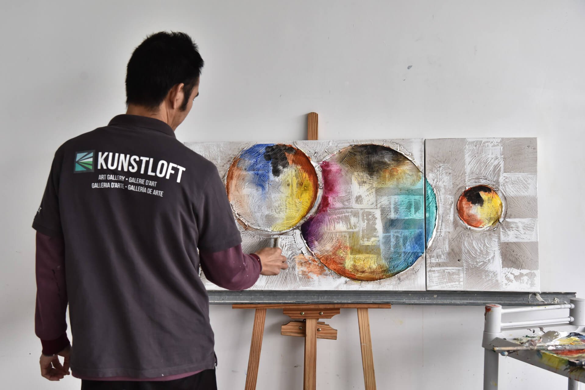 abstract KunstLoft | circles Acrylic painting