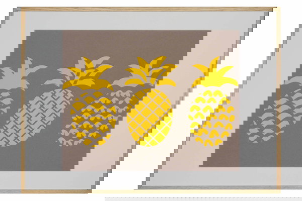 Paper art 'Pineapple' 50x70cm