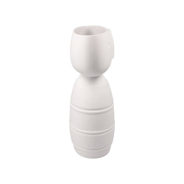 Porcelænsvase 'Minimalist Face Caro' af Goebel 7,5x22x15,5cm