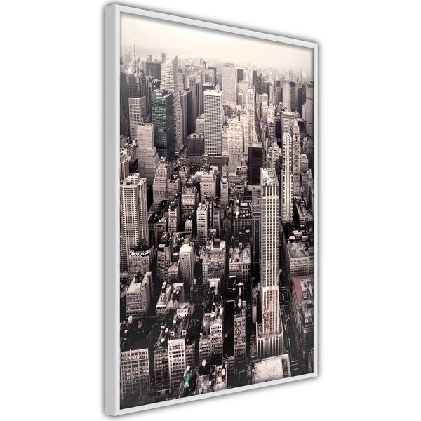 Poster 'New York from a Bird's Eye View'