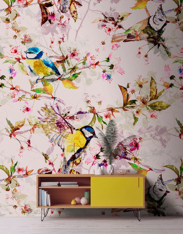 Tapete 'Songbirds 2' 500x270cm