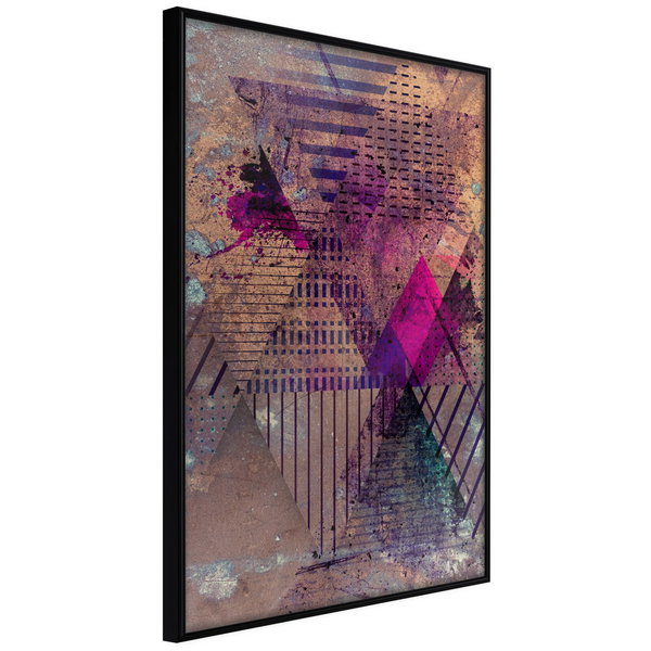 Poster 'Pink Patchwork I'