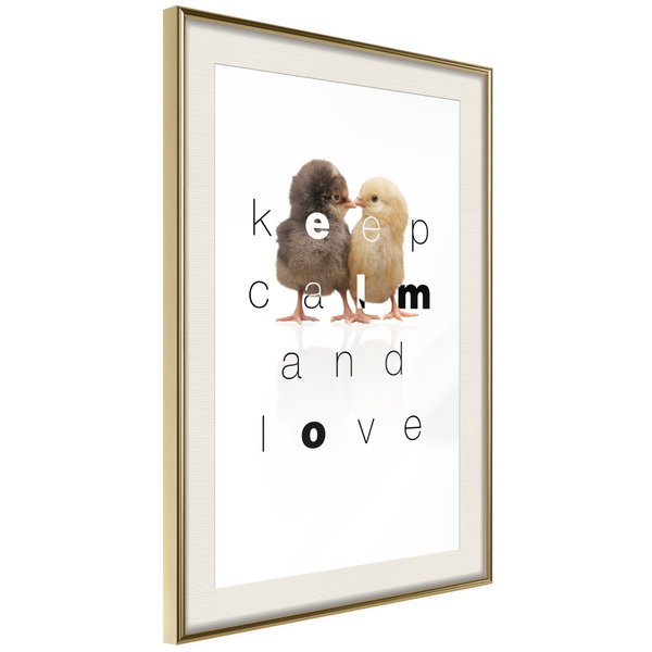 Poster 'Keep Calm and Love'