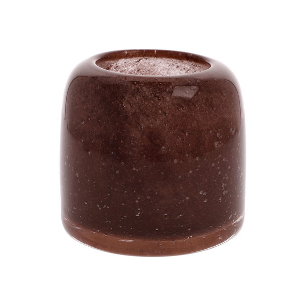 Glas Vase 'Amber Dusk' von Goebel 10x9,5x10cm