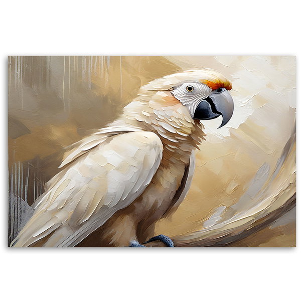 Kunstdruck auf Leinwand 'Majestic Cockatoo 2'