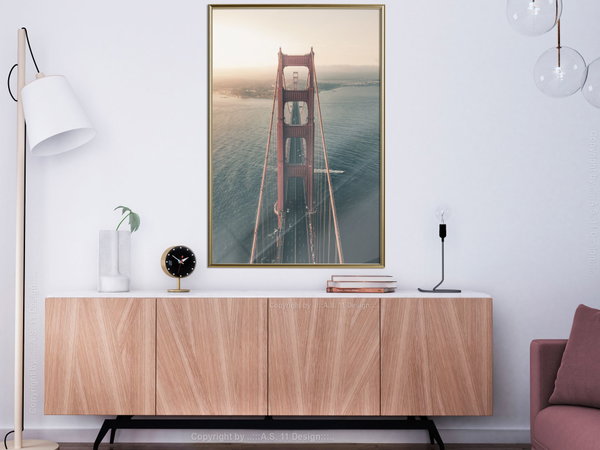 Poster 'Bridge in San Francisco I'