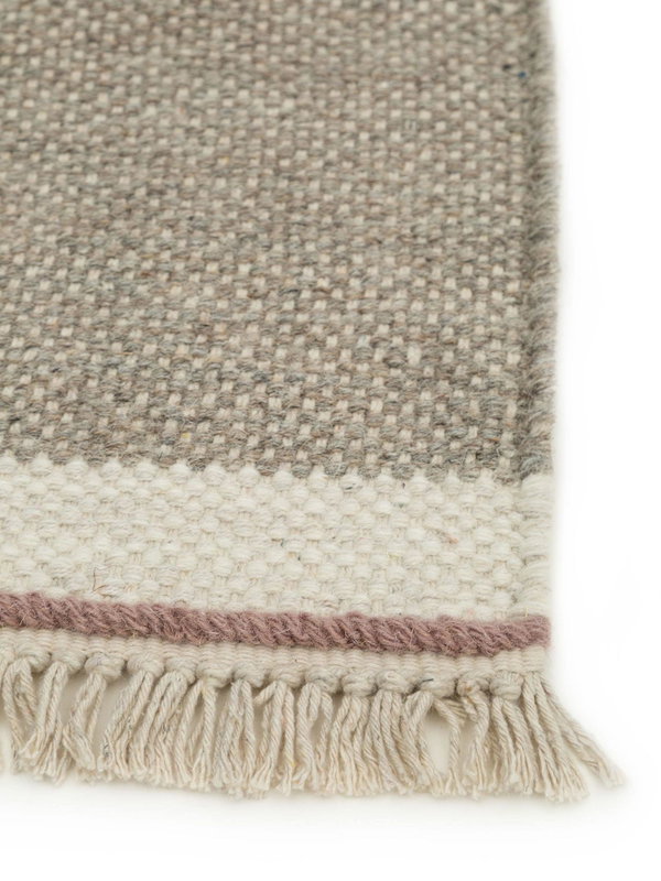Design Wollteppich Karla Grau