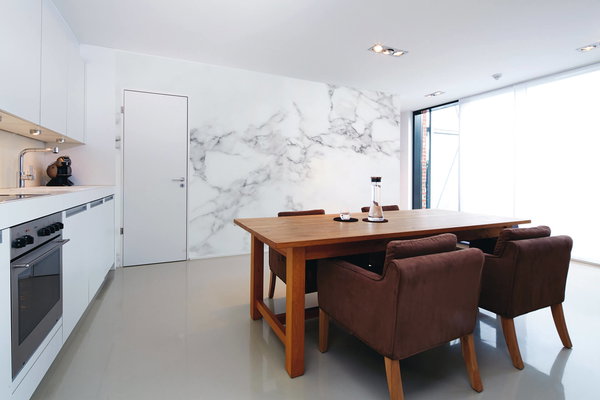 Tapete 'White Marble 1' 350x255cm