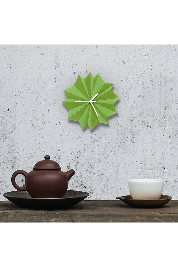 Wanduhr 'Origami'