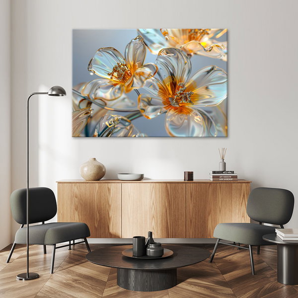 Kunstdruck auf Leinwand 'Prism Blossoms'