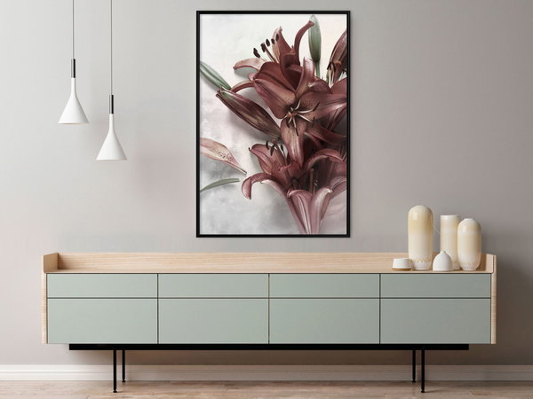 Poster 'Burgundy Solace'