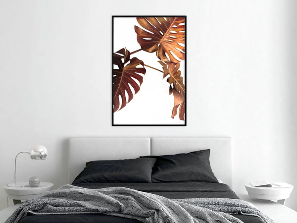 Poster 'Copper Monstera'