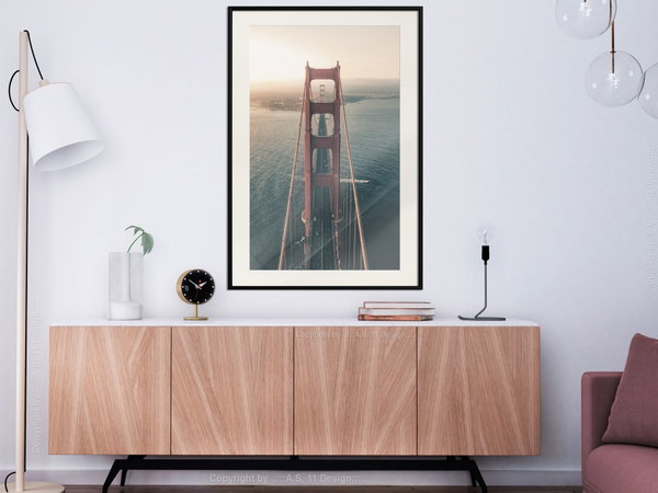 Poster 'Bridge in San Francisco I'