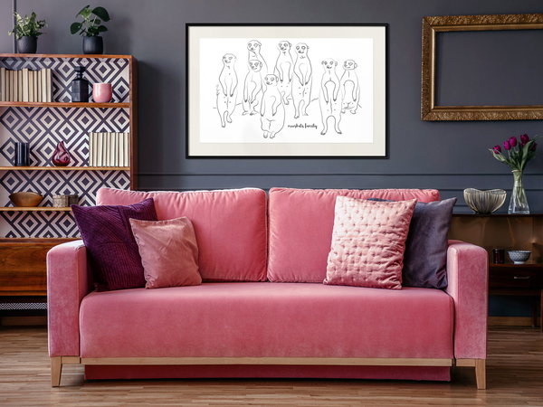 Poster 'Meerkats Family'