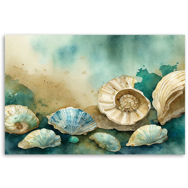 Kunstdruck auf Leinwand 'Ocean Echoes 1'