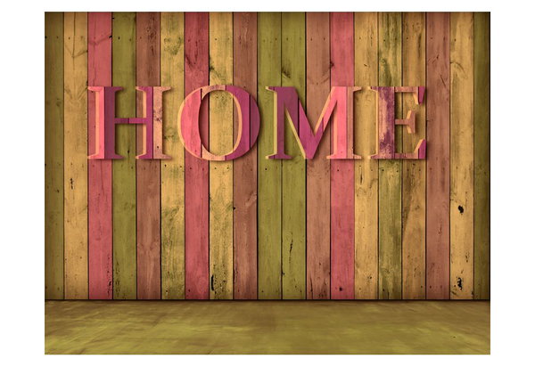 Tapete 'House (pink)'