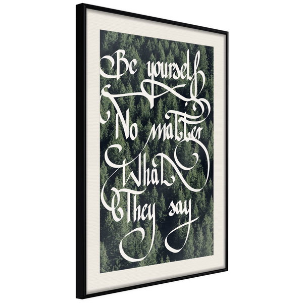 Poster 'Be Yourself'