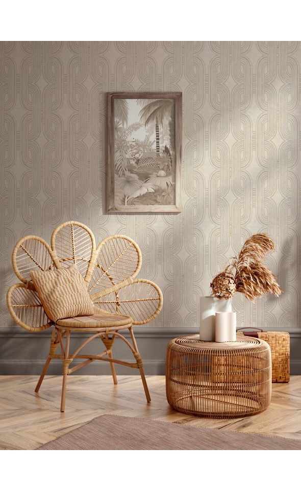 Tapete 'Curved Shapes' 53x1005cm