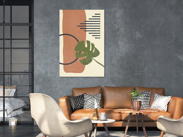 Kunstdruck auf Leinwand 'Geometry of Nature Vertical'