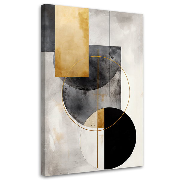 Kunstdruck auf Leinwand 'Geometric Elegance 1'