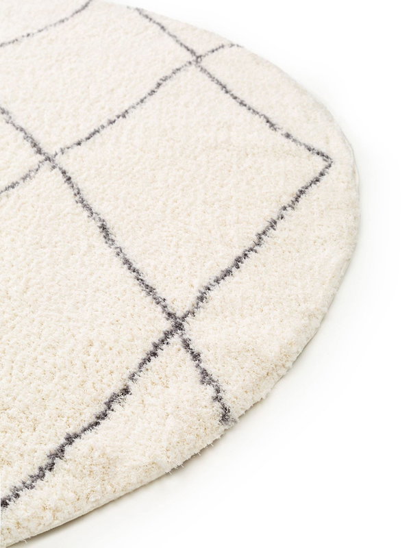 Design Hochflorteppich Benno Beige