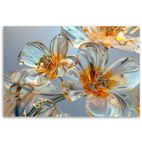 Kunstdruck auf Leinwand 'Prism Blossoms'