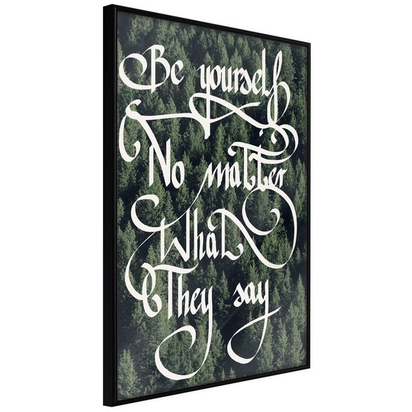 Plakat 'Be Yourself'