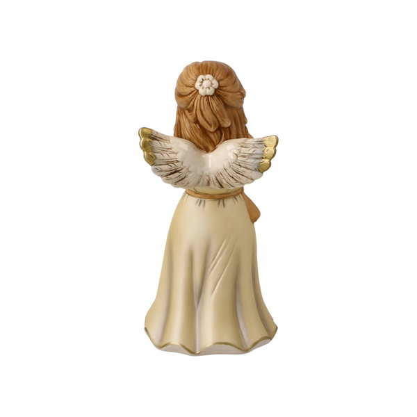 Modern porcelánfigura 'Make a Wish', művész: Goebel 7x15,5x7cm