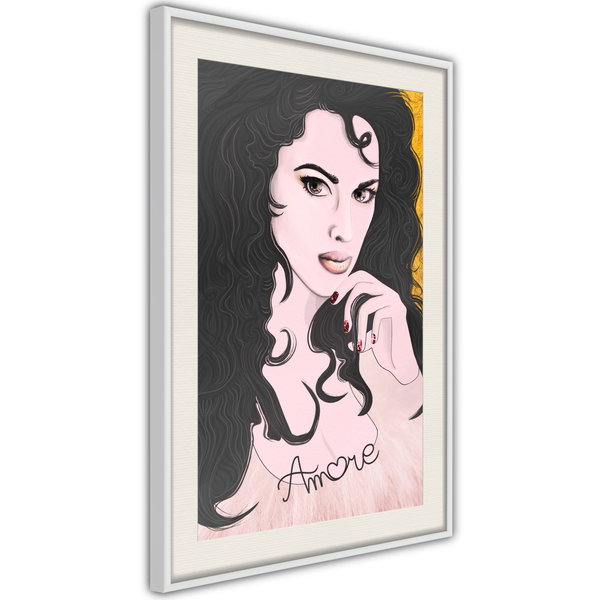 Poster 'Tumbling Curls'