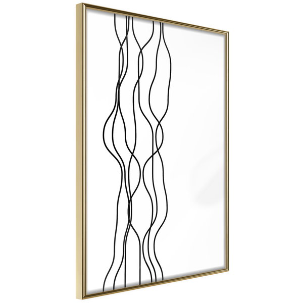 Poster 'Wavy Lines'