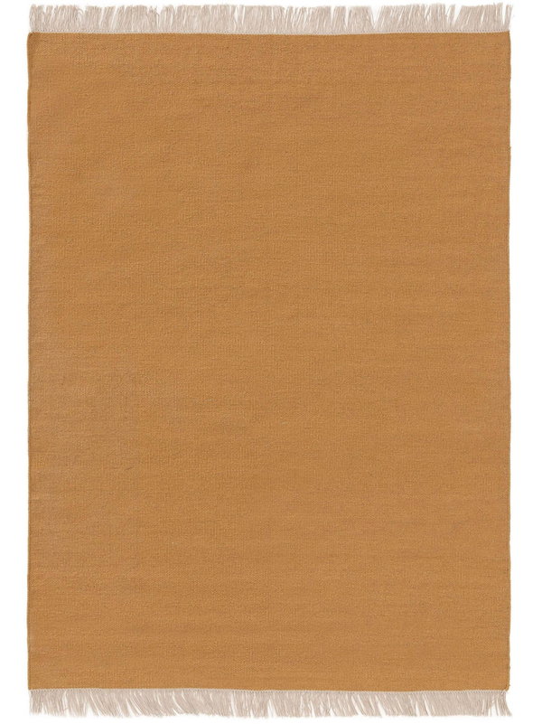 Design Wollteppich Liv Gelb