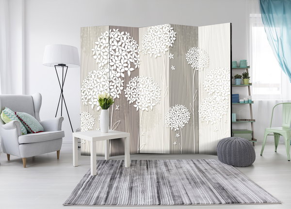 Paravent 'Paper Dandelions II'