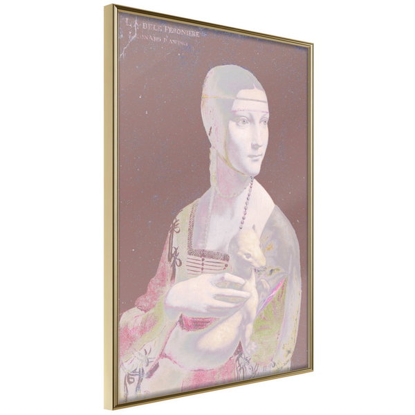 Poster 'Pastel Lady'