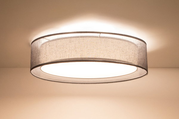 Suspension luminaire 'Puro Smooth Tide 1'