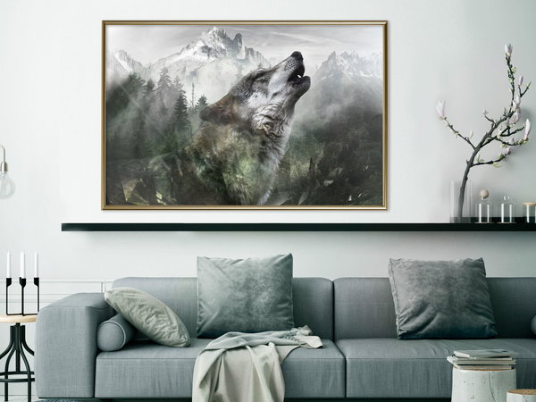 Poster 'Howling Wolf'