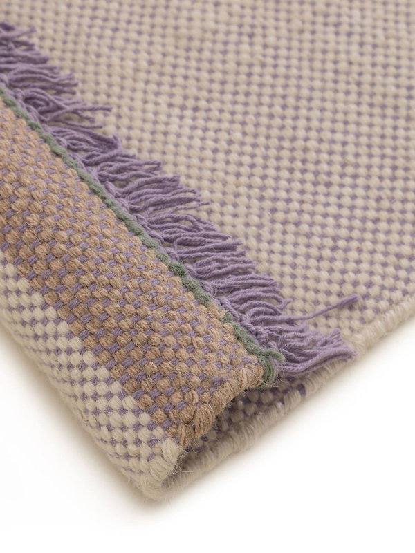 Design Wollteppich Karla Lila