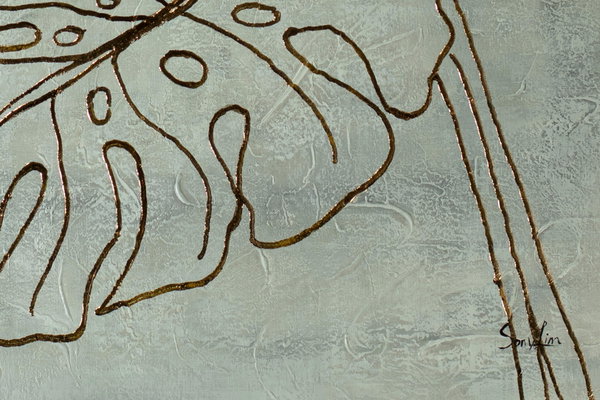 Pintura aplicada con generosidad