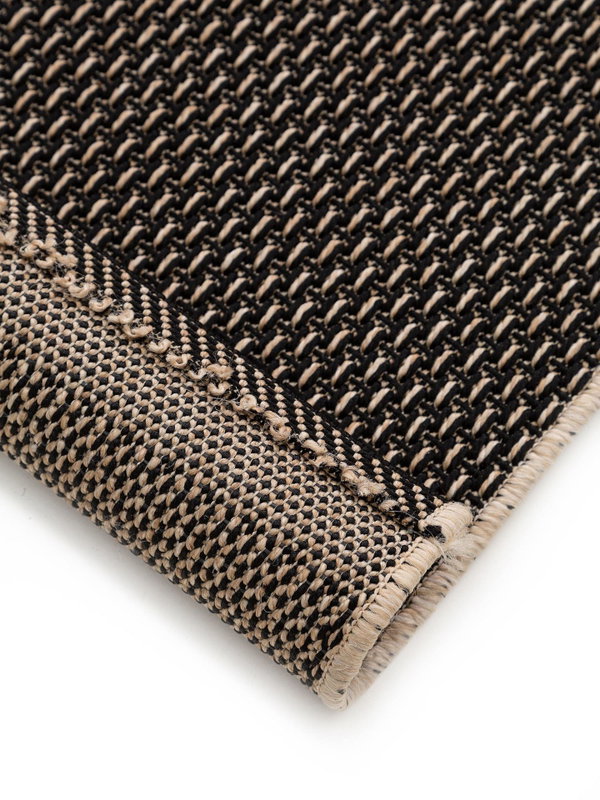 Design In- &amp; Outdoor-Teppich Naoto Beige/Schwarz