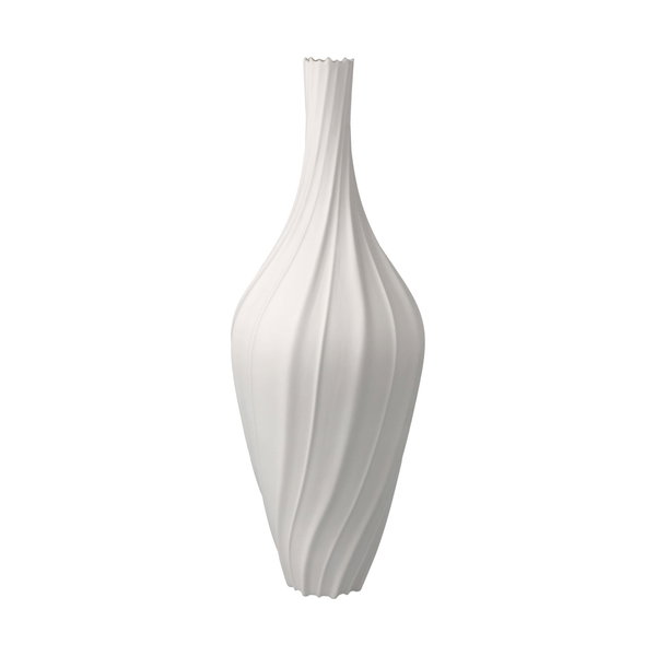 Porzellan Vase 'Fluted Elegance' von Goebel 11x31x11cm