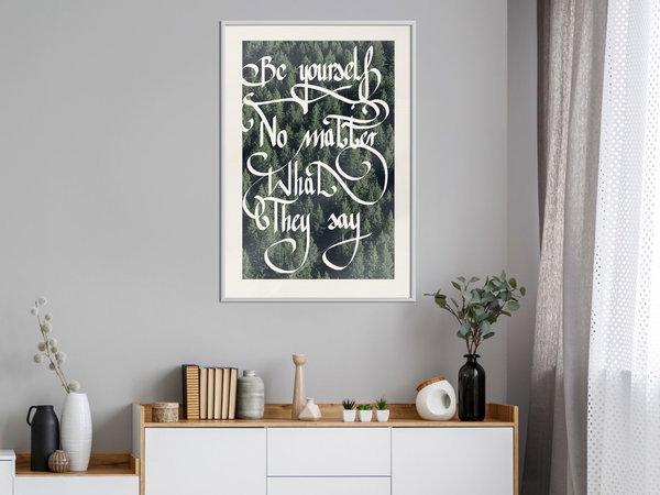 Poster 'Be Yourself'