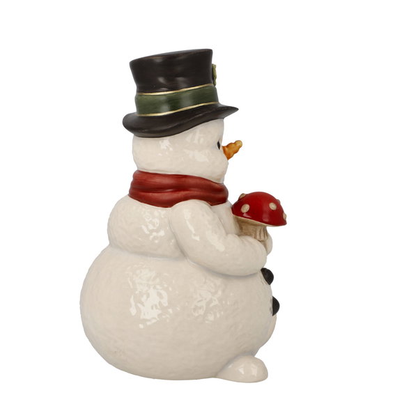 Porzellan Figur 'Snowman Guardian' von Goebel 8x12,5x8cm
