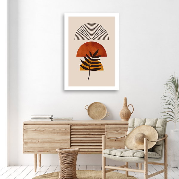 Kunstdruck auf Leinwand 'Minimalist Botanical'