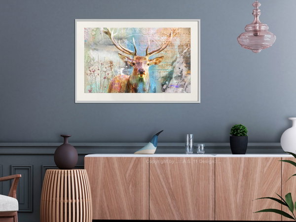 Poster 'Pastel Deer'