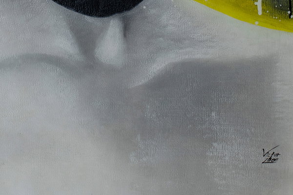 Großzügig aufgetragene Farben