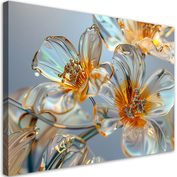 Kunstdruck auf Leinwand 'Prism Blossoms'