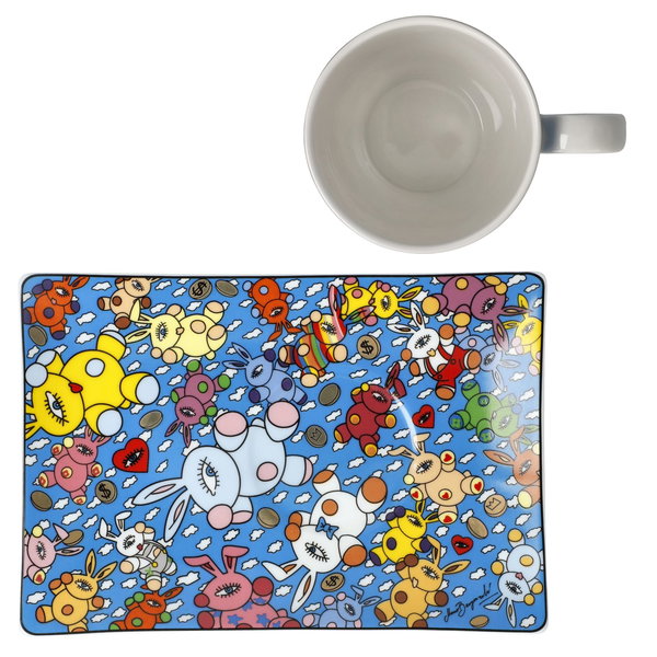 Goebel Becher mit Untertasse 'Magic Bunny'