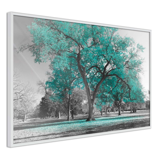 Poster 'Teal Tree'